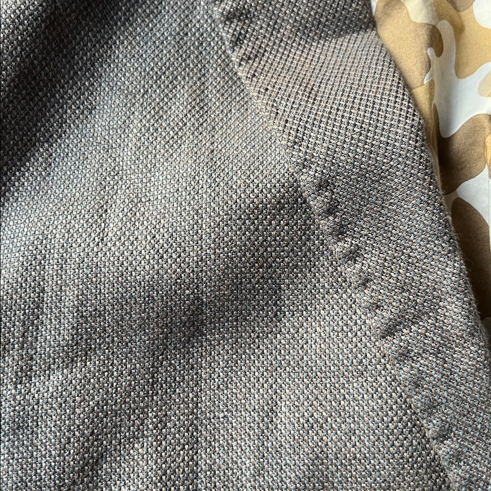 Thelonious C Brown Blazer with Patterned Lining - Picture 3 of 10